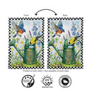 Gardening Birds Moire Flag Garden