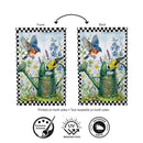 Gardening Birds Moire Flag House