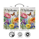 Flower Field Bloom Moire Flag Garden