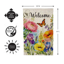 Flower Field Bloom Moire Flag House