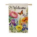 Flower Field Bloom Moire Flag House