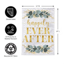 Happily Ever After Moire Garden Flag