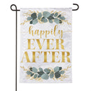 Happily Ever After Moire Garden Flag