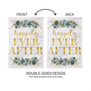 Happily Ever After Moire Garden Flag