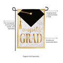 Graduation Moire Garden Flag