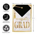 Graduation Moire Garden Flag