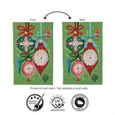 Heartfelt Cheer Ornaments Moire Flag House