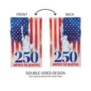 250th Anniversary America The Beautiful Moire House Flag