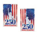 250th Anniversary America The Beautiful Moire House Flag