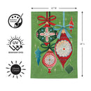 Heartfelt Cheer Ornaments Moire Flag Garden