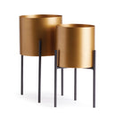 NAPA Home & Garden, CLARA CACHEPOTS ON STANDS, SET OF 2,MJ407