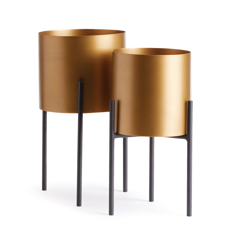 NAPA Home & Garden, CLARA CACHEPOTS ON STANDS, SET OF 2,MJ407