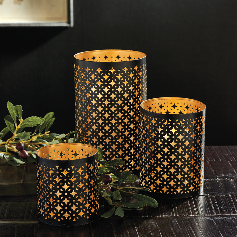 NAPA Home & Garden, SALERNO HURRICANES, SET OF 3,MN206