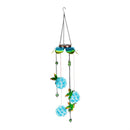 Cottage Garden Solar Mobile, Hummingbird and Flower