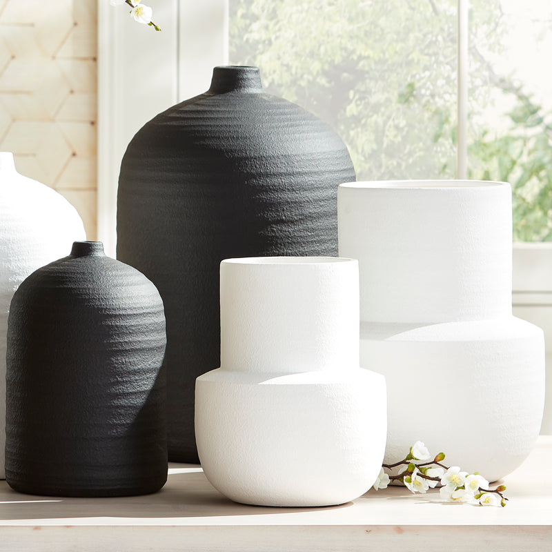 NAPA Home & Garden, DARLA VASE SMALL,N2DG01WH