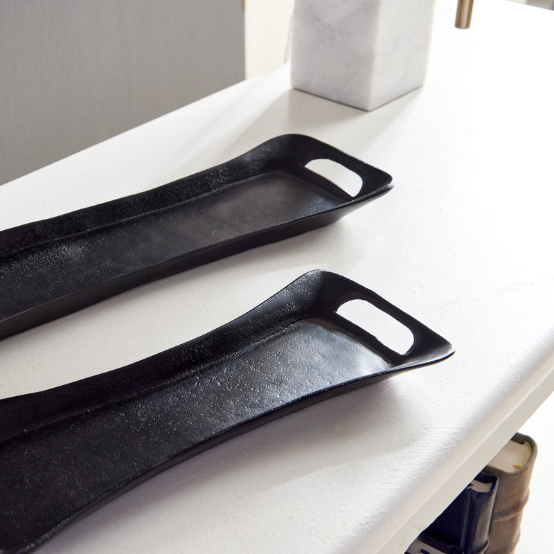 NAPA Home & Garden, SECILIA DECORATIVE TRAYS, SET OF 2,N2DK05BK