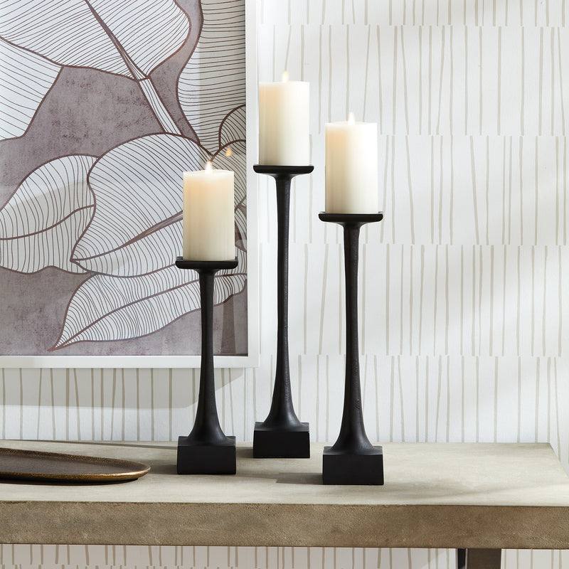 NAPA Home & Garden, MILTON CANDLE STAND MEDIUM,N2DK17BK