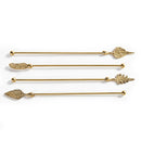 NAPA Home & Garden, LEAF SWIZZLE STICKS, SET OF 4,N2KP07
