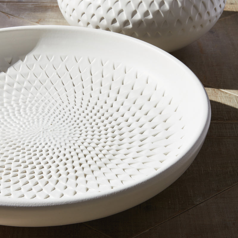 NAPA Home & Garden, LORENZA DECORATIVE PLATE,N2MC03WH