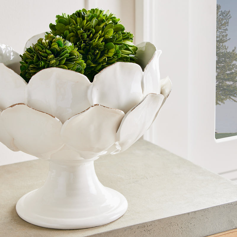 NAPA Home & Garden, DI ROSA FOOTED DECORATIVE BOWL,N2MG24WH