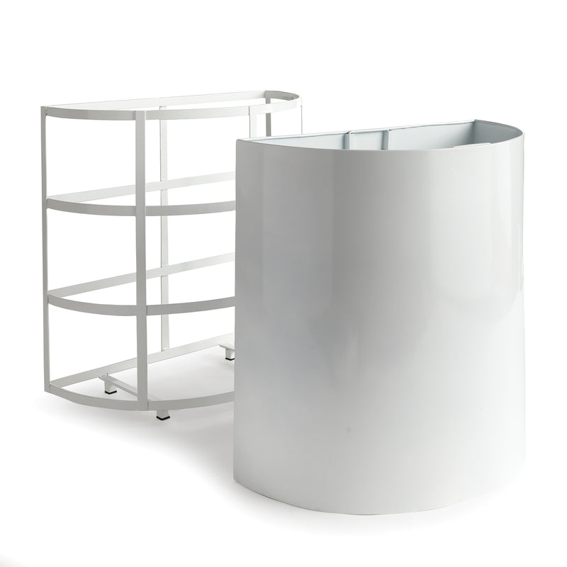 NAPA Home & Garden, FREMONT DEMILUNE PLANTER SHORT,N2MJ01WH