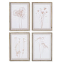 NAPA Home & Garden, STYLIZED BOTANICAL PRINTS, SET OF 4,N2NH21