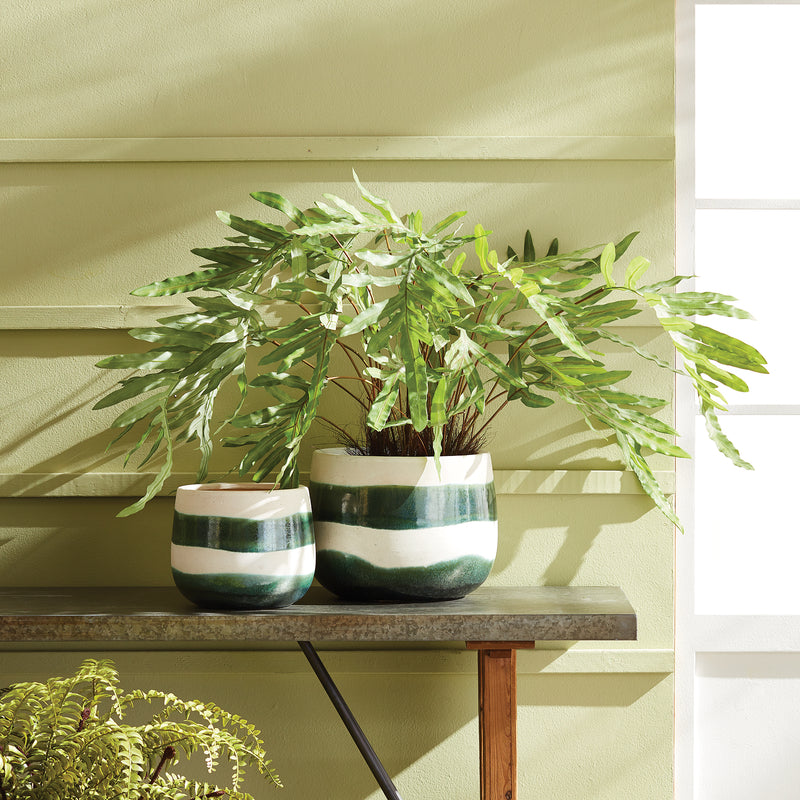 NAPA Home & Garden, LIA HAND-PAINTED POTS, SET OF 2,N2SR02