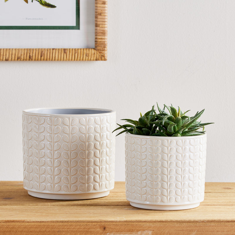 NAPA Home & Garden, GABLE POTS, SET OF 2,N2YG08WH