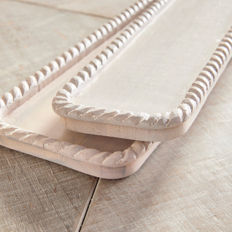 NAPA Home & Garden, LANGLEY RECTANGULAR TRAYS, SET OF 2,N3EP13WH