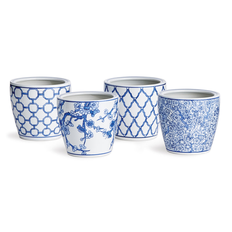 NAPA Home & Garden, BARCLAY BUTERA DYNASTY MIDI POTS, SET OF 4,N3FG13