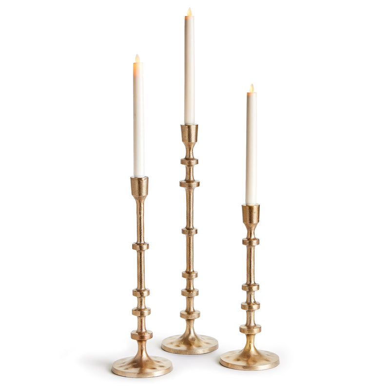 NAPA Home & Garden, ABACUS TAPER HOLDERS, SET OF 3,N3RB04GD