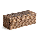 NAPA Home & Garden, BURMA RATTAN 3-COMPARTMENT LIDDED BOX,N4TN02BR