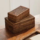 NAPA Home & Garden, Burma Rattan Rectangular Lidded Boxes Collection