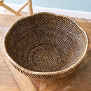 NAPA Home & Garden, BURMA RATTAN SCALLOPED EDGE BOWL,N4TN04BR