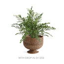 NAPA Home & Garden, BURMA RATTAN  FOOTED CACHEPOT,N4TN05BR
