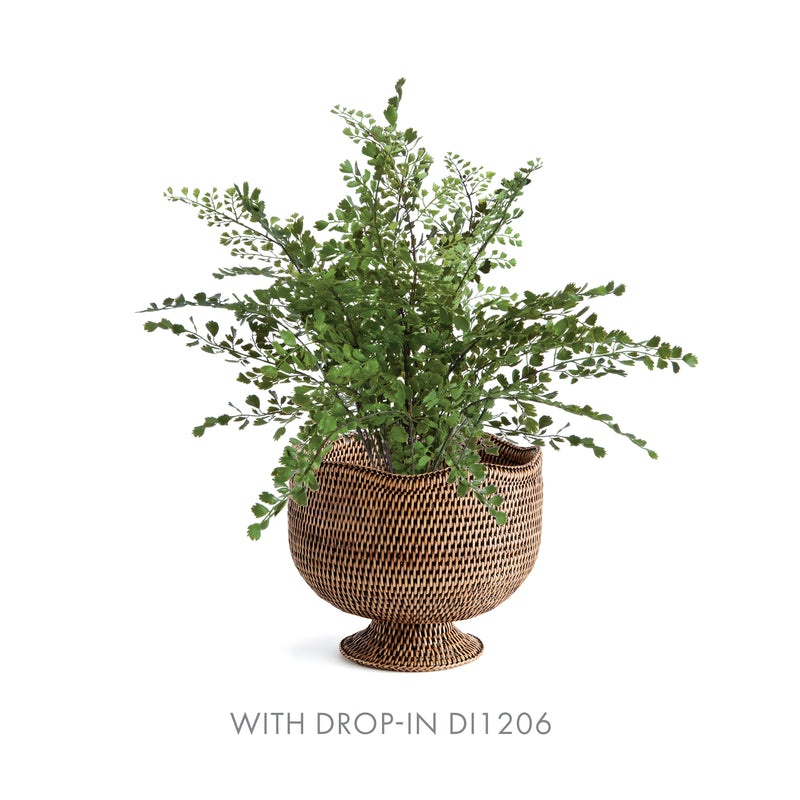 NAPA Home & Garden, BURMA RATTAN  FOOTED CACHEPOT,N4TN05BR
