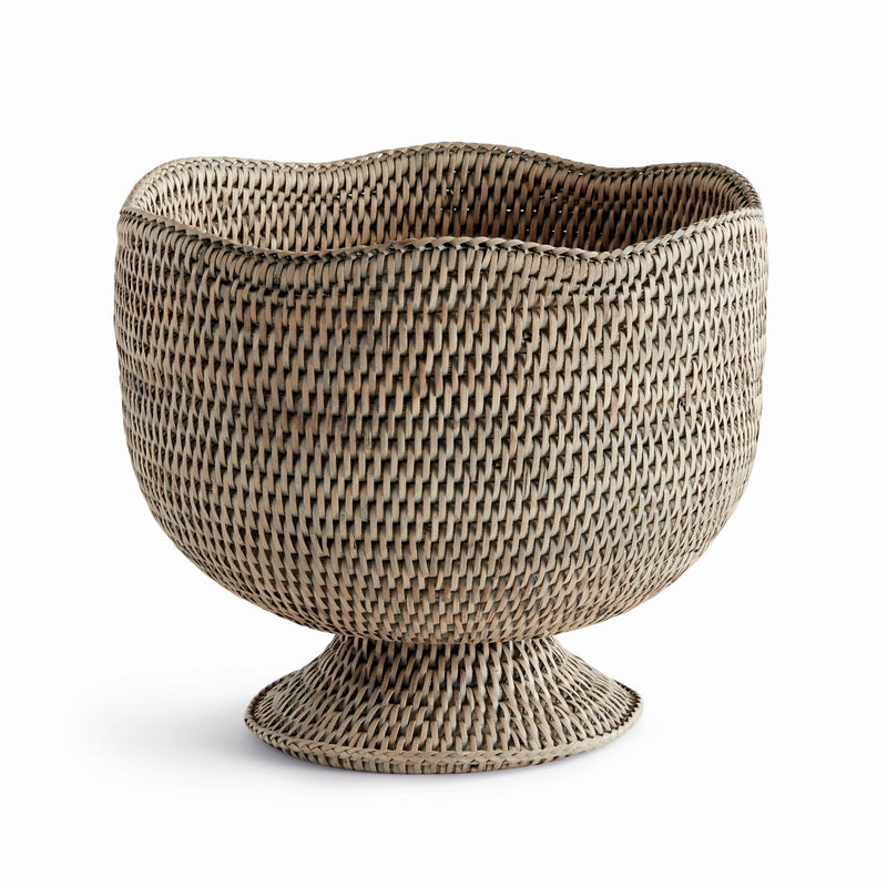NAPA Home & Garden, BURMA RATTAN FOOTED CACHEPOT,N4TN05GY