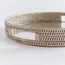 NAPA Home & Garden, BURMA RATTAN ROUND SERVING TRAY,N4TN251GY