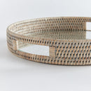 NAPA Home & Garden, BURMA RATTAN ROUND SERVING TRAY