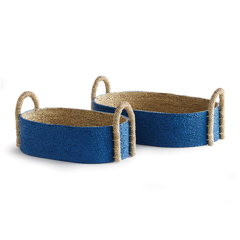 NAPA Home & Garden, TIANA SEAGRASS SHORT OVAL BASKETS, SET OF 2,N4WN04