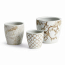 PROVINCE FLOWER POTS, SET OF 3