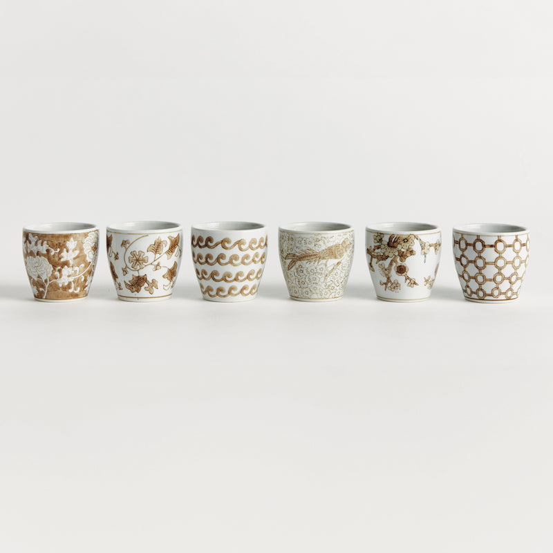 PROVINCE MINI FLOWER POTS, SET OF 6