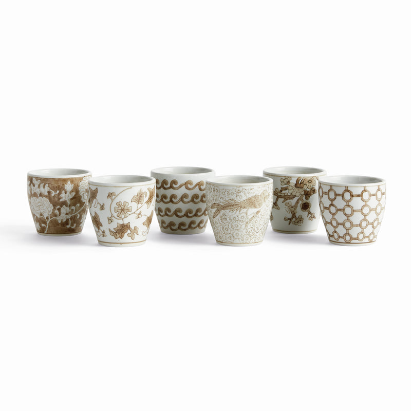 PROVINCE MINI FLOWER POTS, SET OF 6
