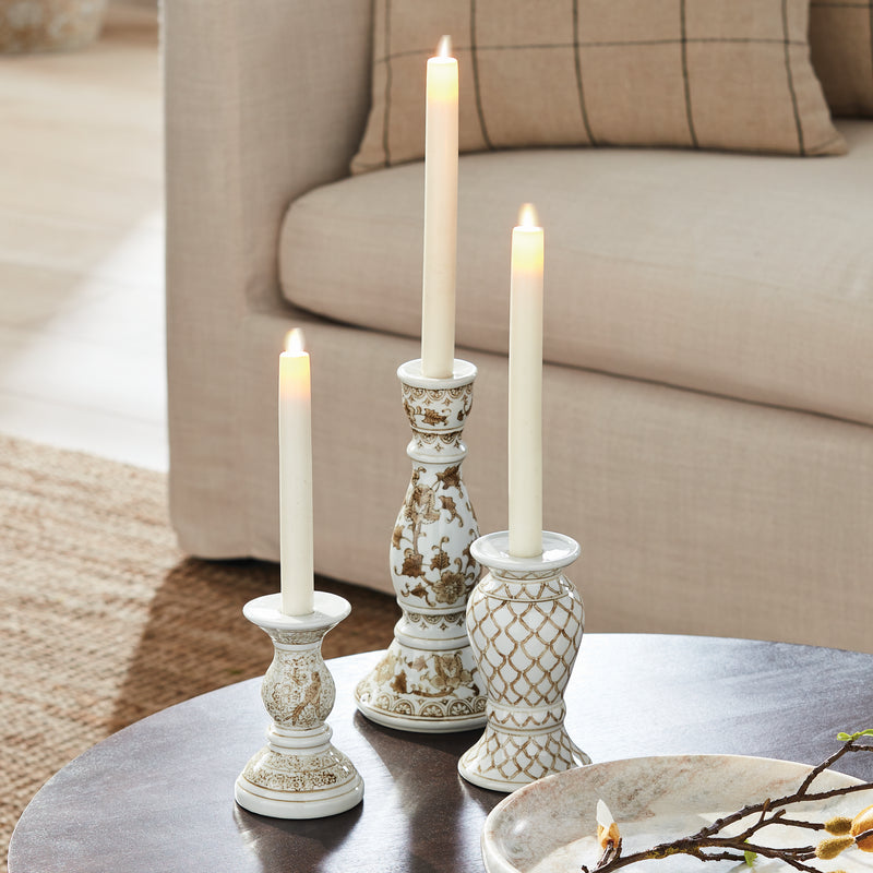 PROVINCE TAPER HOLDERS, SET OF 5