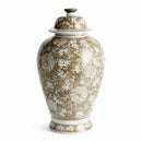 PROVINCE LOTUS LIDDED GINGER JAR