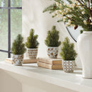 MINI PINE TREE POTTED DROP-IN 9"