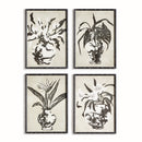 NAPA Home & Garden, CHINOISERIE NOIR PRINTS, SET OF 4,N5NH30