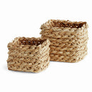 NAPA Home & Garden, ABACA FRENCH BRAID STORAGE BASKETS, SET OF 2