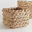 NAPA Home & Garden, ABACA FRENCH BRAID STORAGE BASKETS, SET OF 2