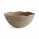 NAPA Home & Garden, BURMA RATTAN SCALLOPED EDGE BOWL